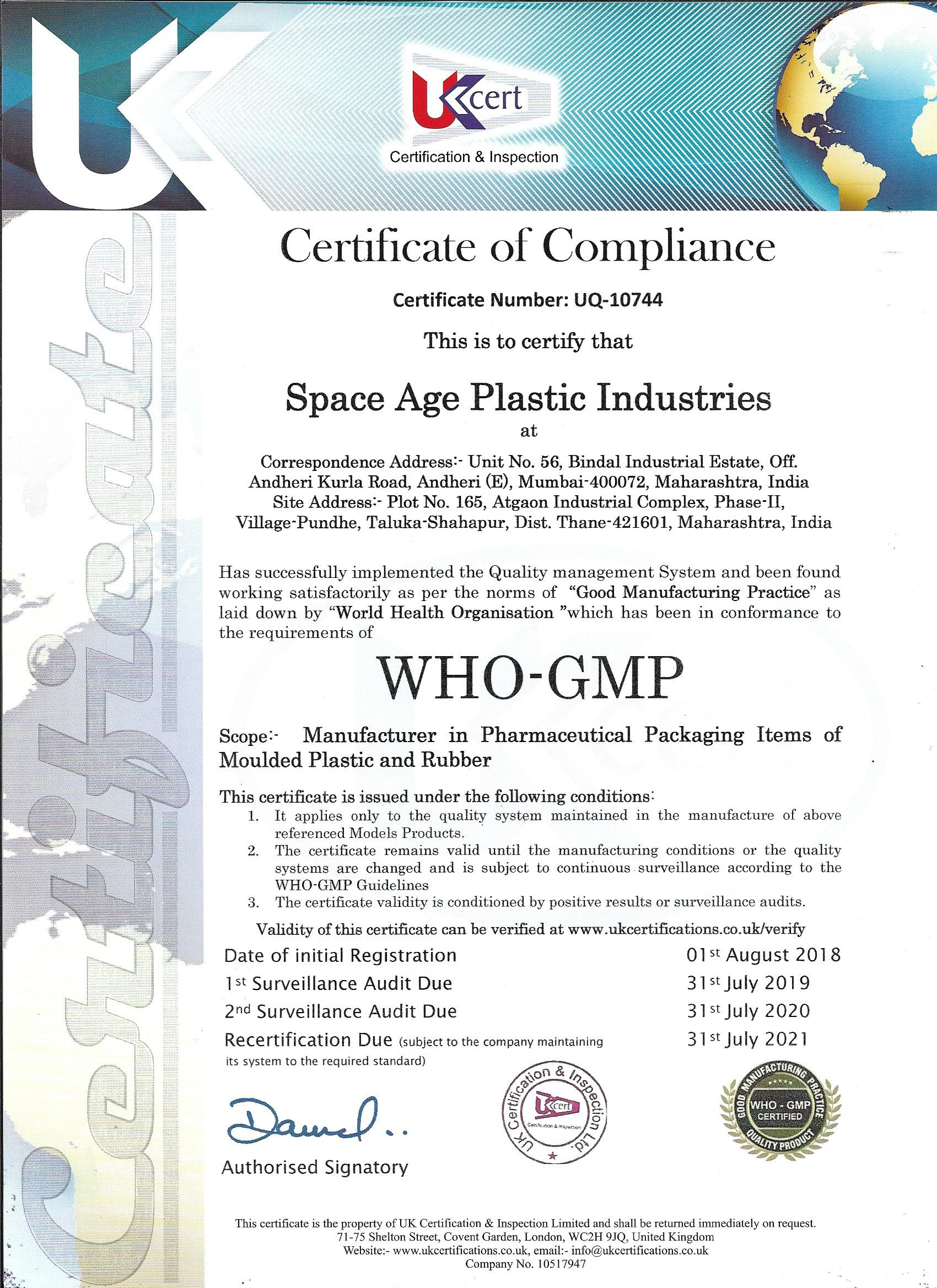 certificate-of-compliance-for-space-age-plastic-industries